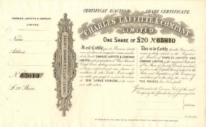 Charles Laffitte and Co. Limited